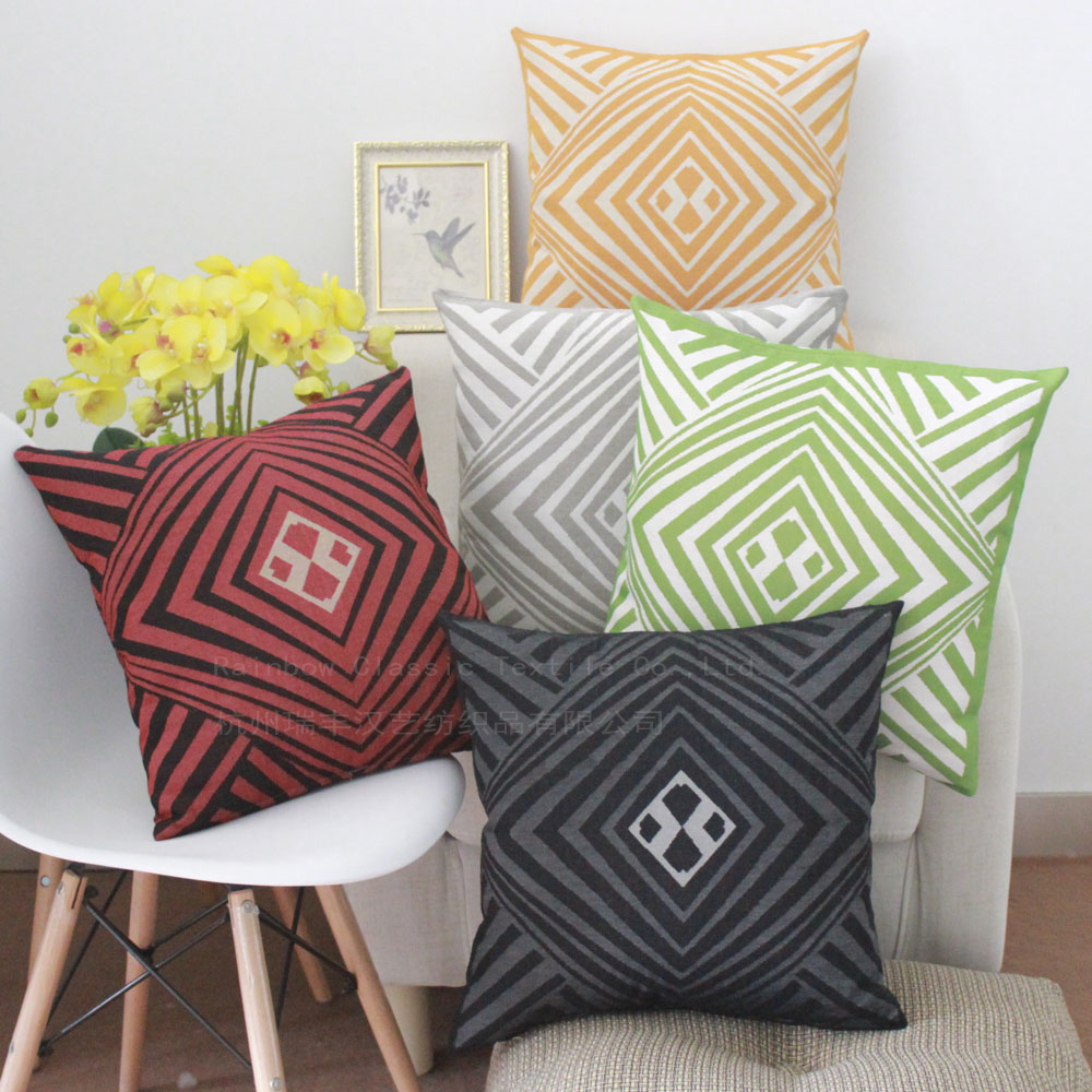 European style jacquard cushion for home decoration