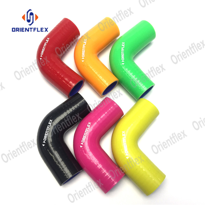 Orientflex performance 3 inch 4 inch 90 degree 180 degree silicone elbow hose