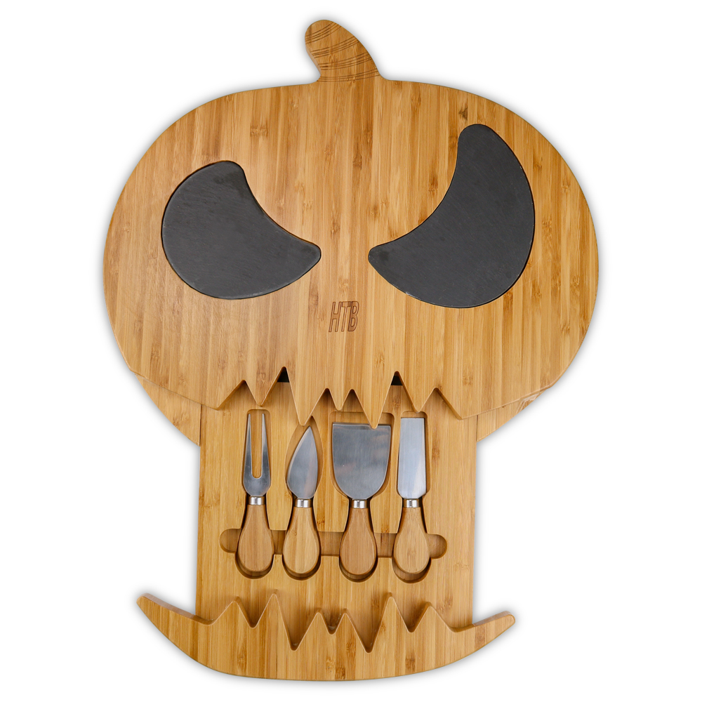 pumpkin bamboo cheese board