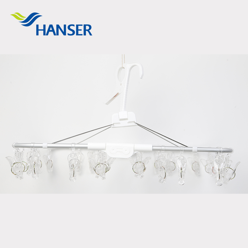 Folding Aluminum Alloy Hanger With Pegs