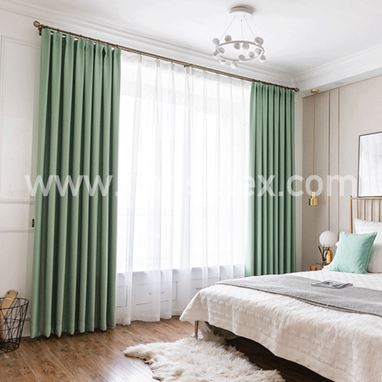 CURTAIN 1.1.1 Hot sales 100% Polyester Ready Made Curtains blackout fabric curtains for the living Room Bedroom