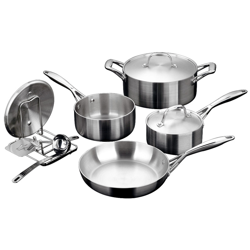 3-layer 10pcs cookware set HAOMEN