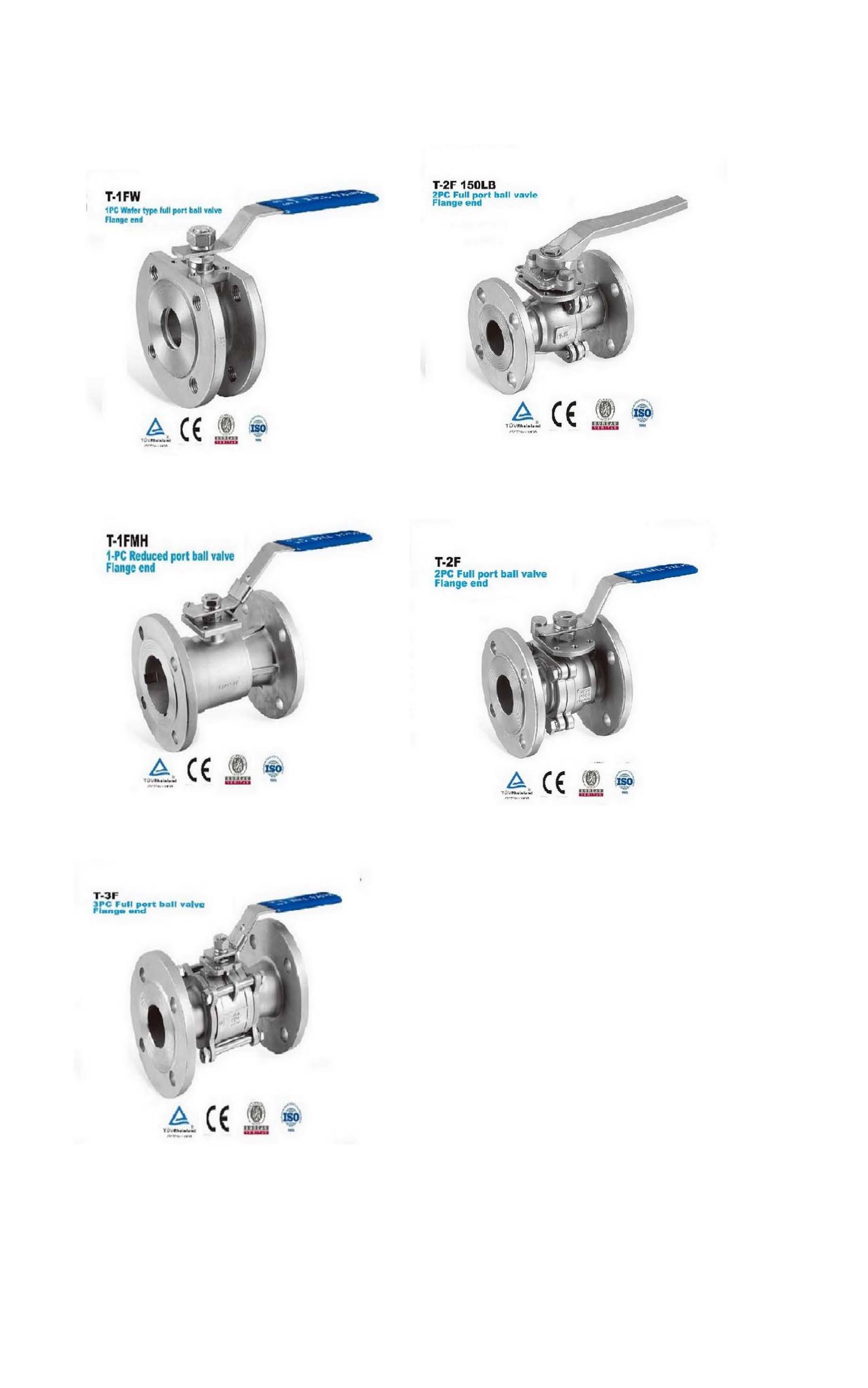 SS Ball Valve Flange End