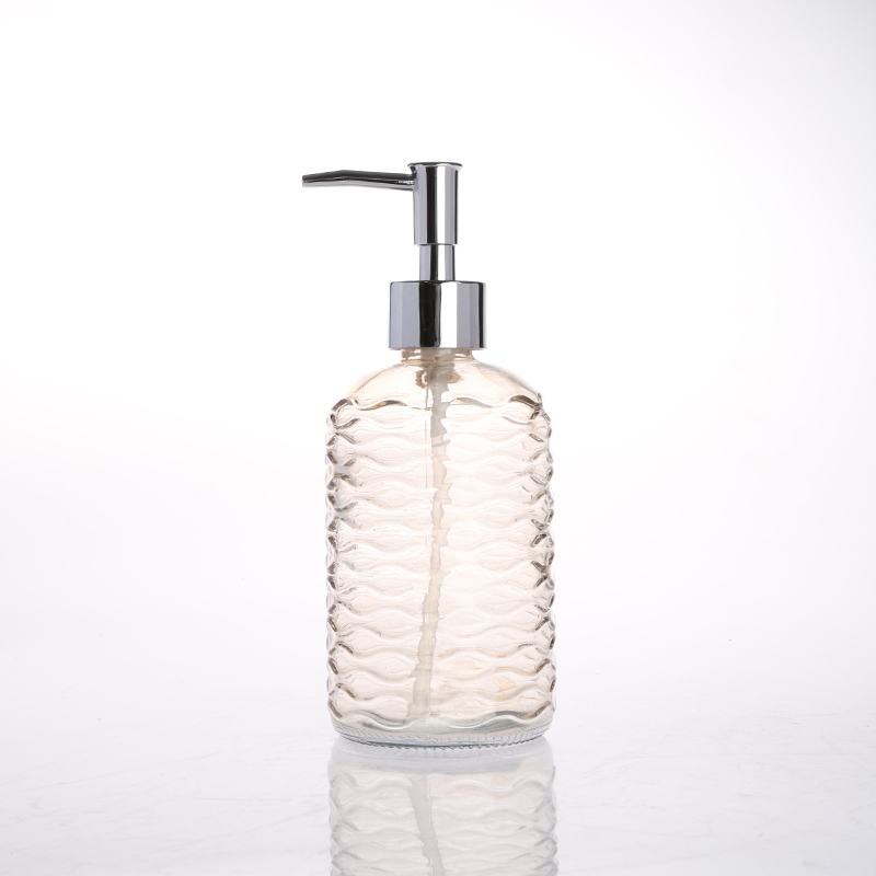 glass hand sanitizer bottle