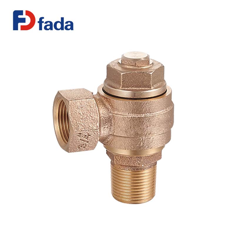 Bronze Diverter Valve with Female Thread for Ferrule and Straps