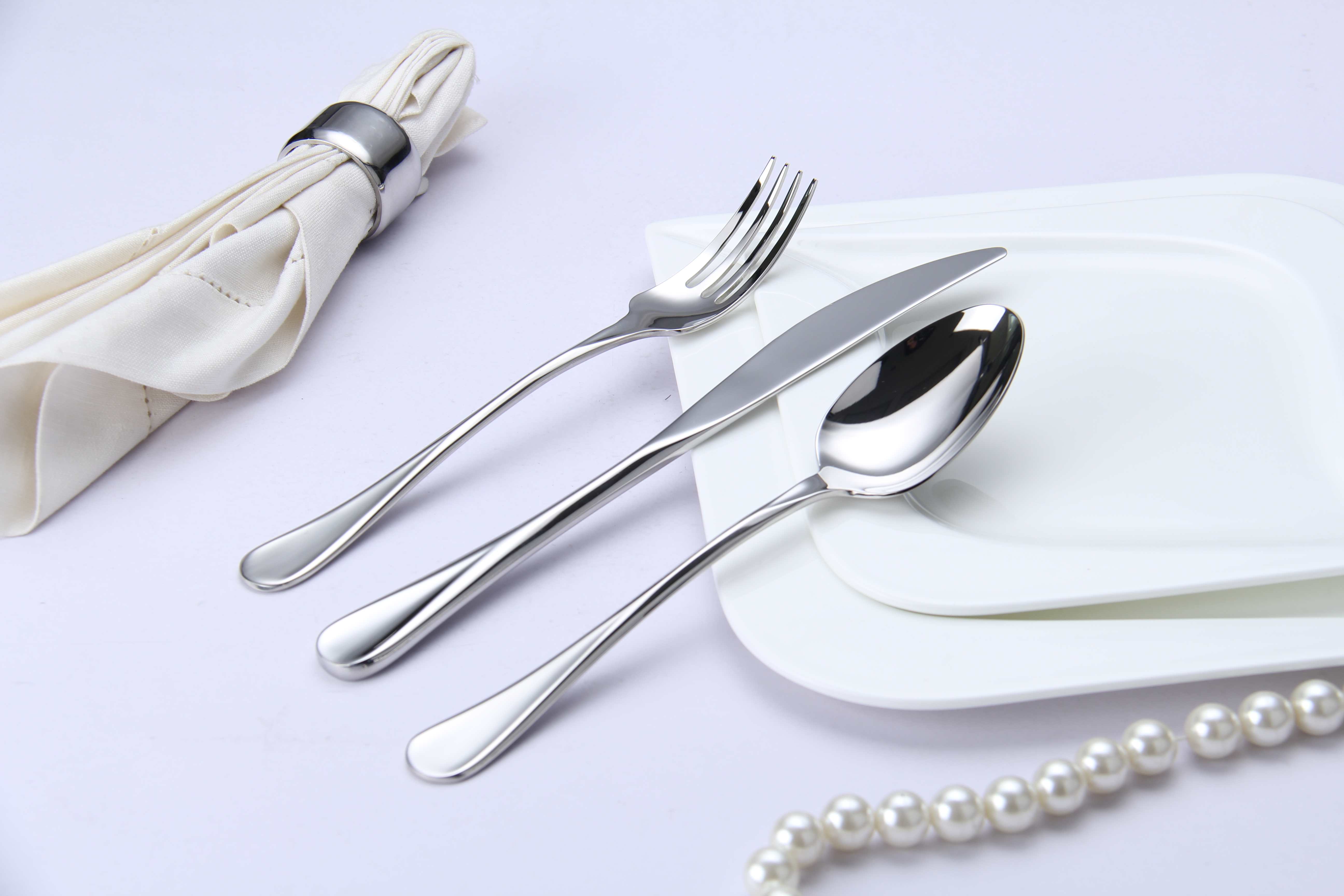 high quality stainless steel cutlery /flatware set knife fork spoon