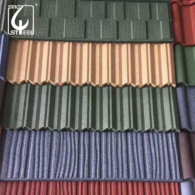 Classical/Roman/Shingle Stone Metal Color Coated Roof Tile