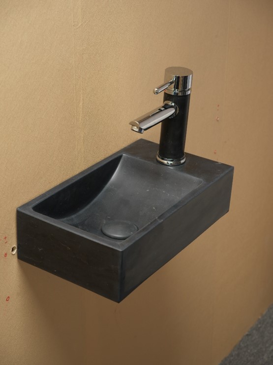 N-KE4022BB Cloaking room limestone wash basin
