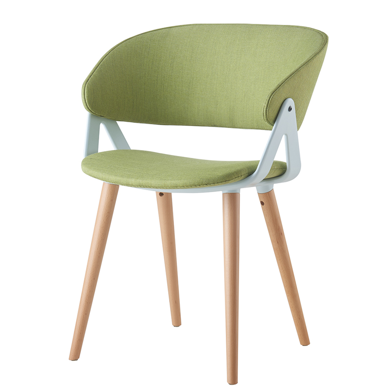 Modern Furniture Original Restaurant Chair Plywood Back With Fabric Cushion Wooden Dining Chairs For Living Room