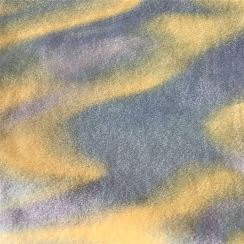 94% polyester 6% spandex 240gsm super soft fabric back brush moon and stars series