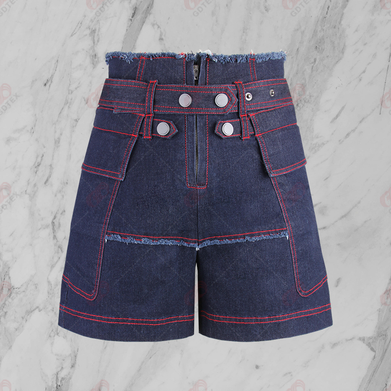 Women's Cargo Shorts With Belt