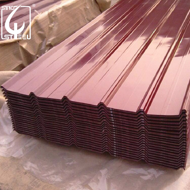Color Coated Galvanized Steel Corrugated Roofing Sheets