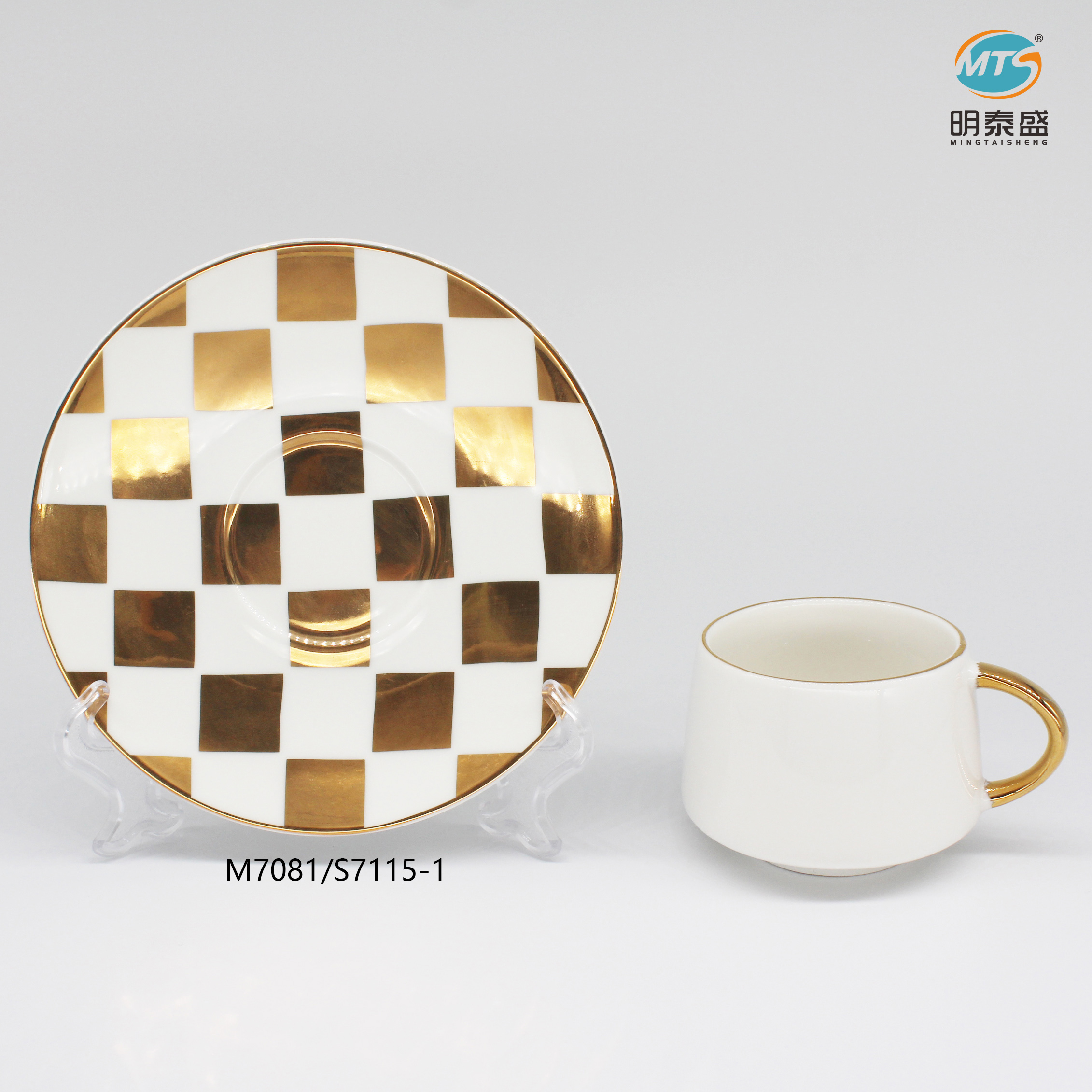 Ceramic cup&saucer