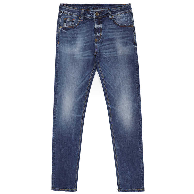 Fashion five pocket denim jeans men jeans trousers monkey wash jeans G1936