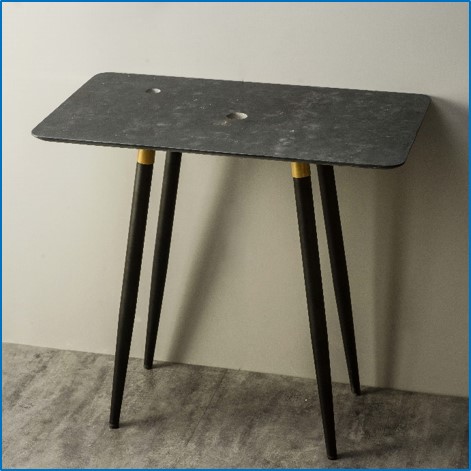 FOR-BV + VT8046BM Marble Table Top with Legs