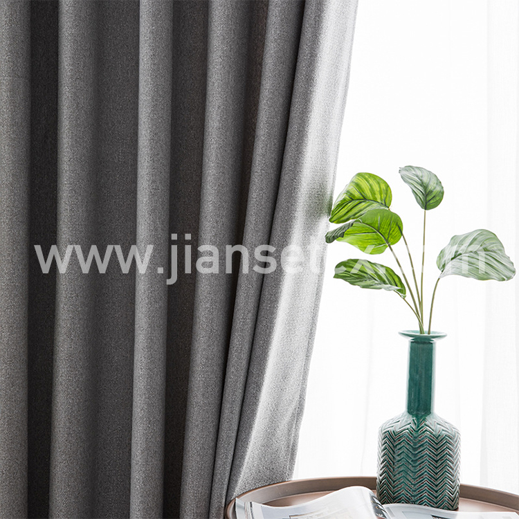 CURTAIN 3.8.1Linen fabric style popular custom made for curtain home hotel blackout hot sales