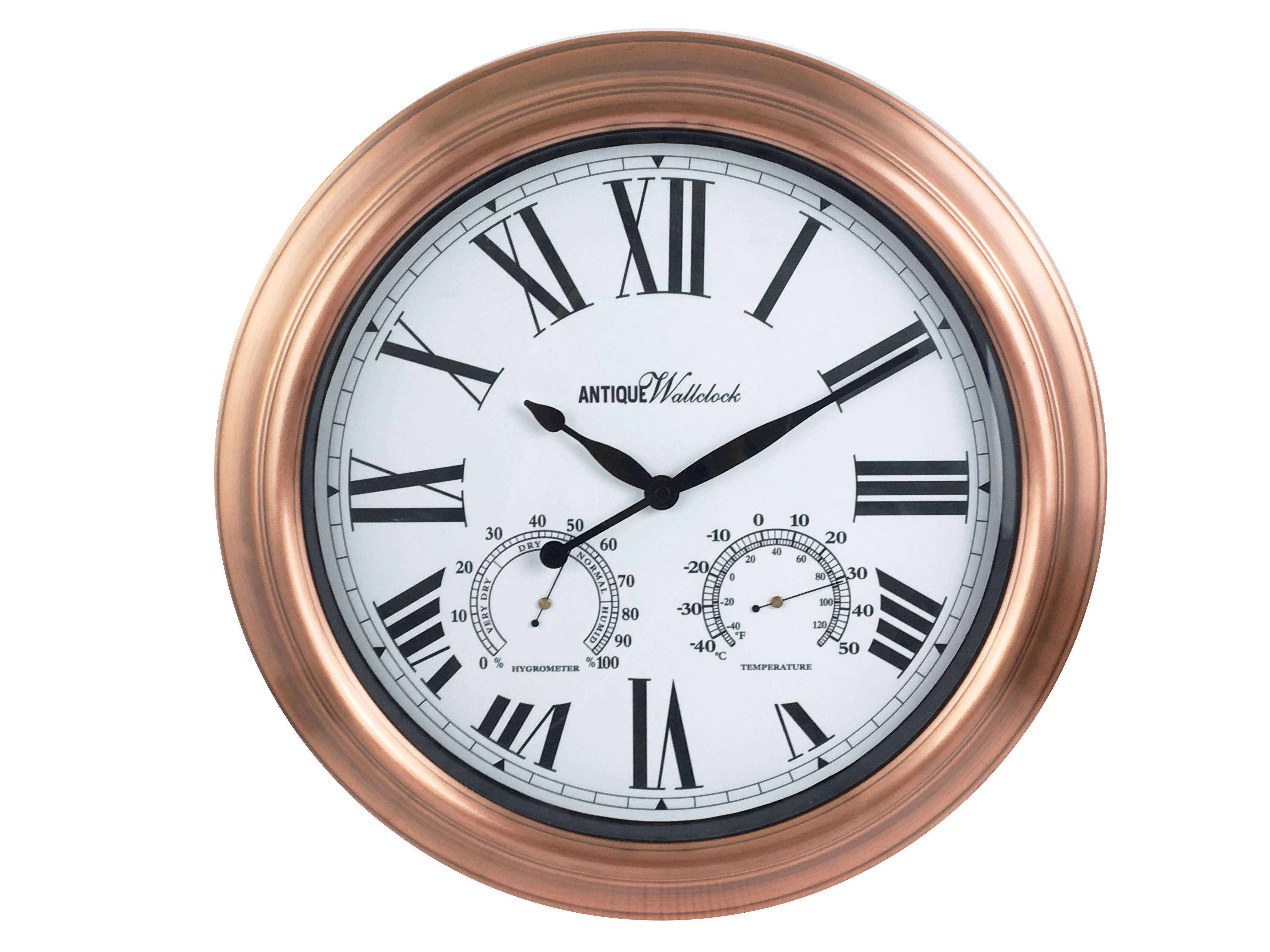 Metal wall clock