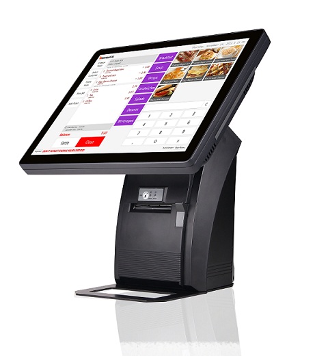 POS Terminal All in One Windows Desktop Device Capacitive Touch Screen Cash Register System Machine 15" POS Terminal ZQ-P1088Max