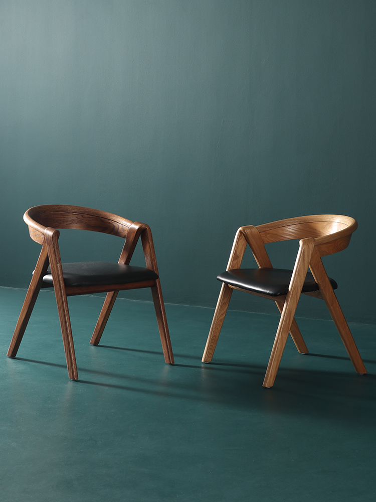 solid wood dining chair