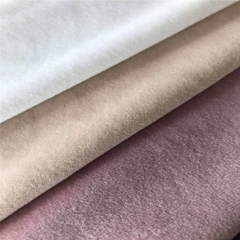 92% polyester 8% one side super soft fabric