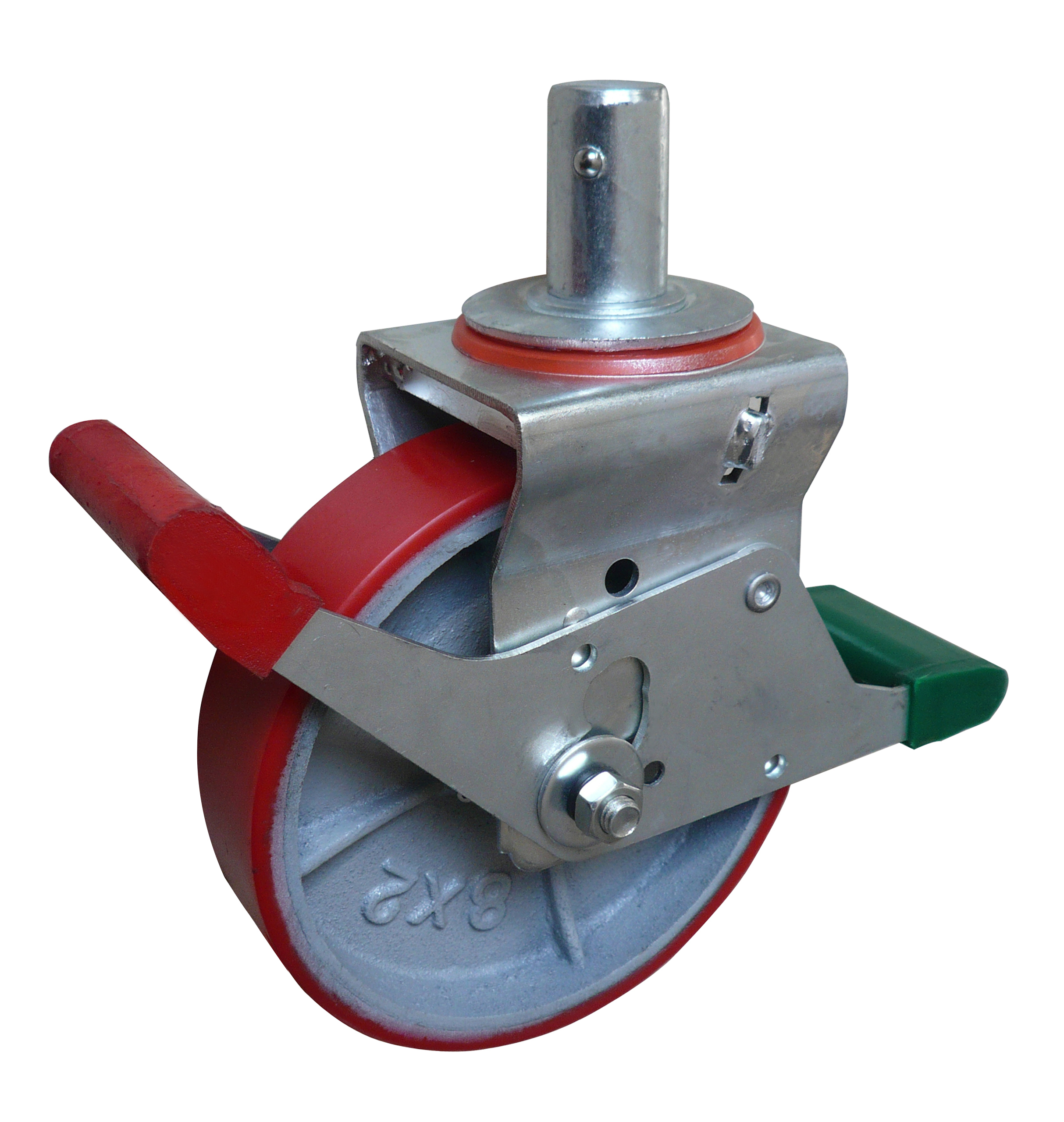 Industrial solid stem Australia adjustable scaffold caster