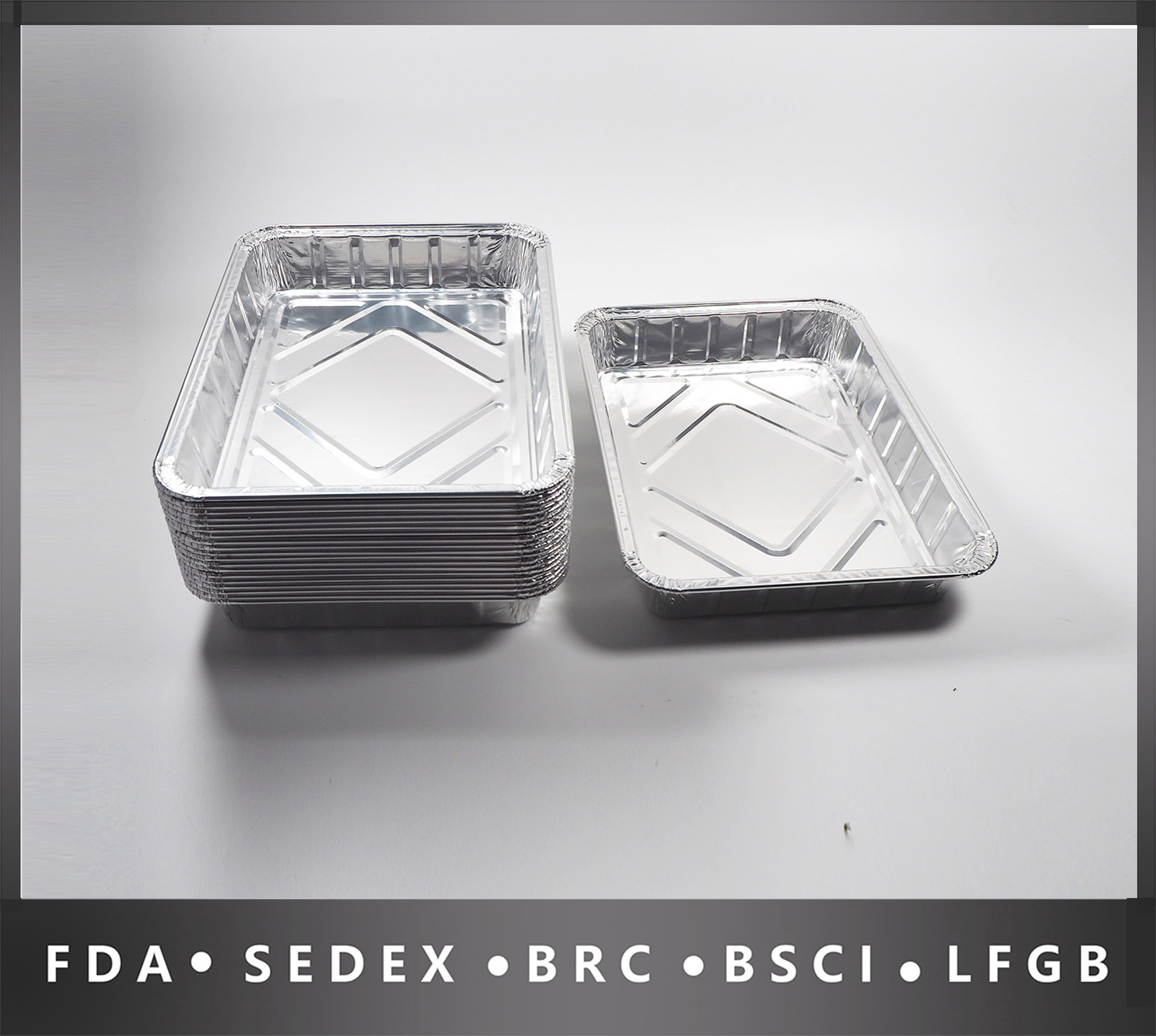 Aluminium Foil Container Serving Trays Takeaways