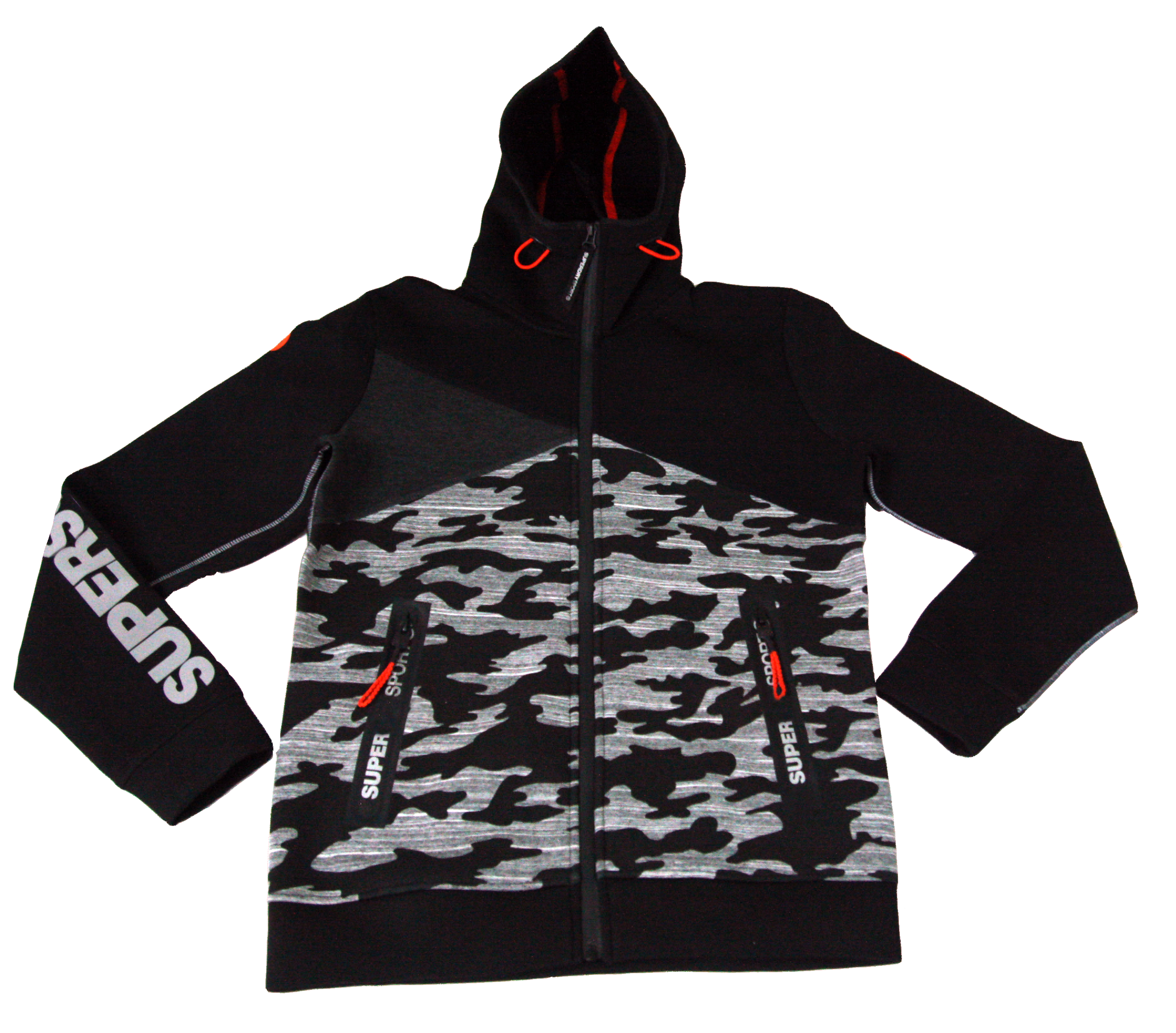 Men's Gym Tech Spliced Ziphood