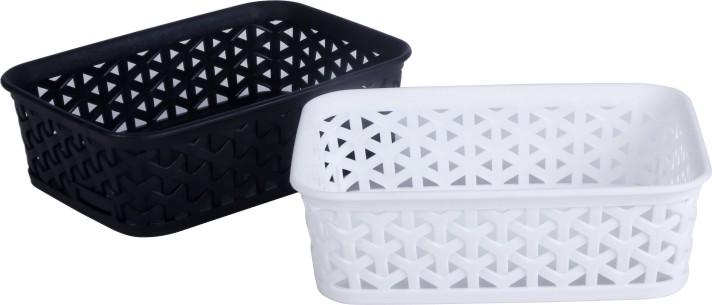 Haixing plastic strap woven basket STORAGE BASKET 1.1L#12510