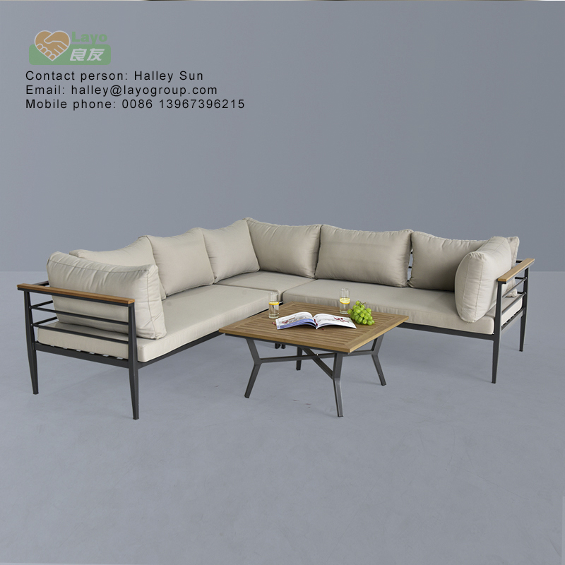 4pcs alum. cornwe sofa sets