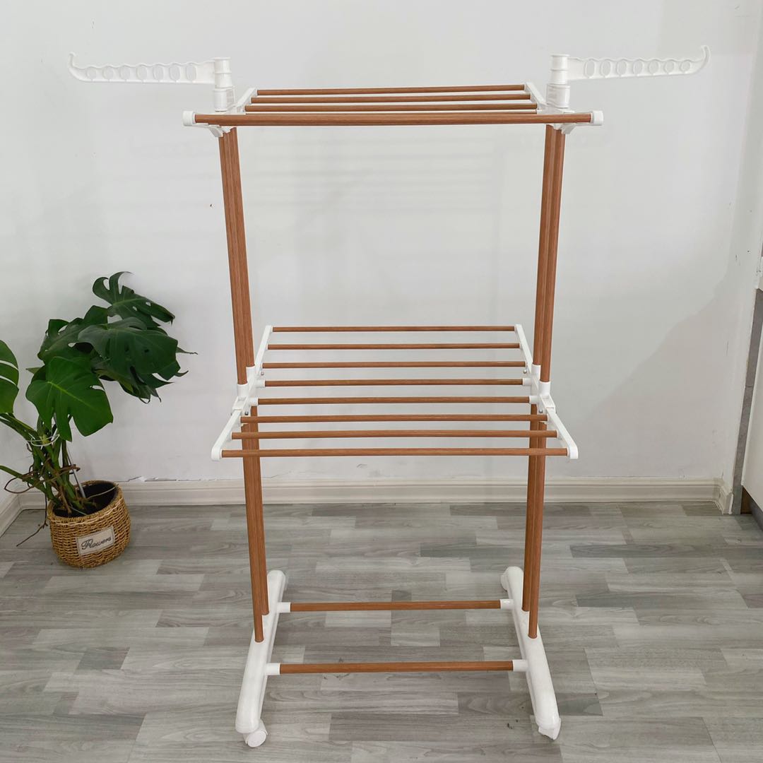 Three layer laundry rack