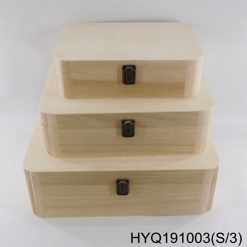 Wood box set