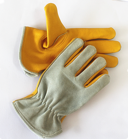 Cowhide leather driver glove