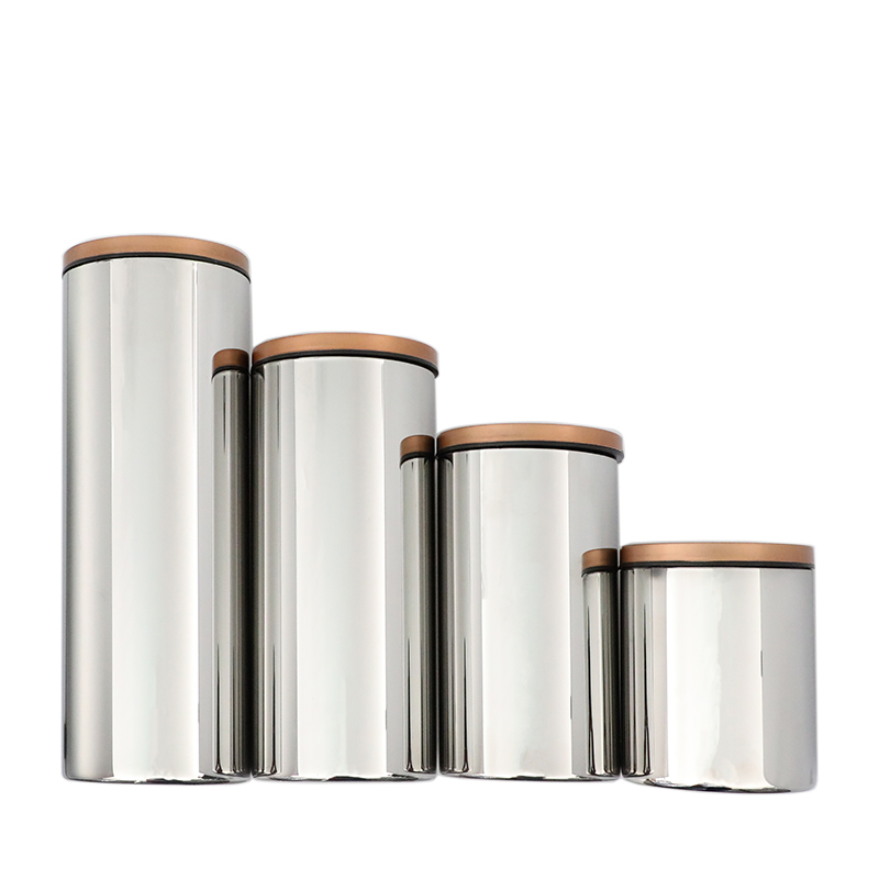 Borosilicate glass food storage jar
