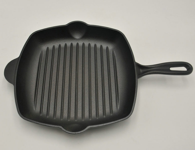 Cast iron grill pan