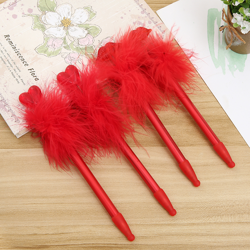 Valentine's Day feather pen