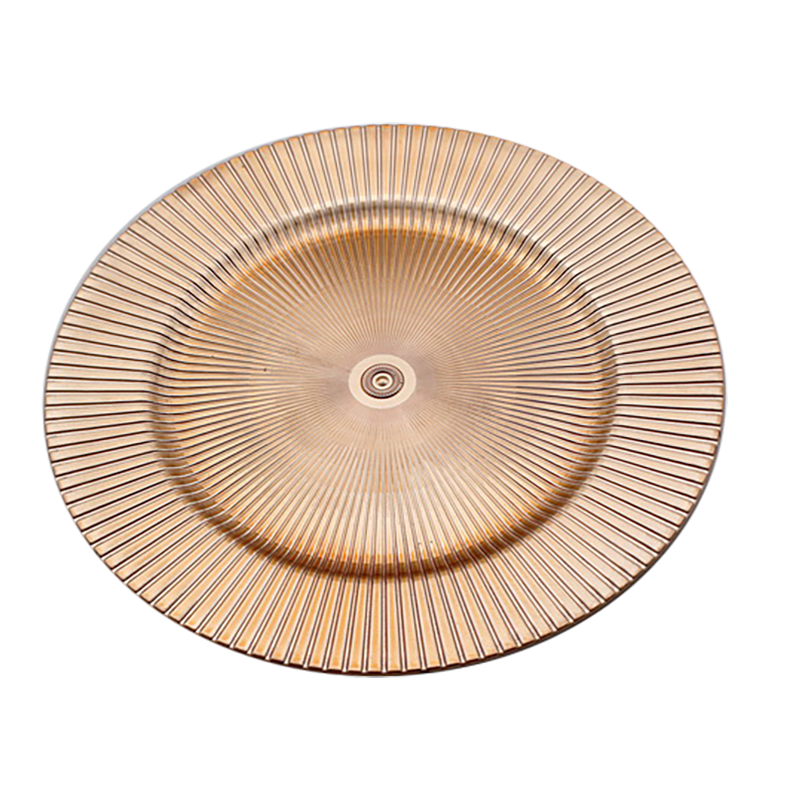 Plastic charger plate
