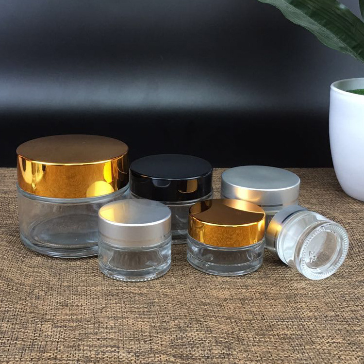 Cosmetic bottle glass jars bottle glass cosmetic bottles oil cosmetic jar