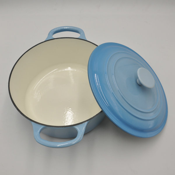 Enamel cast iron casserole