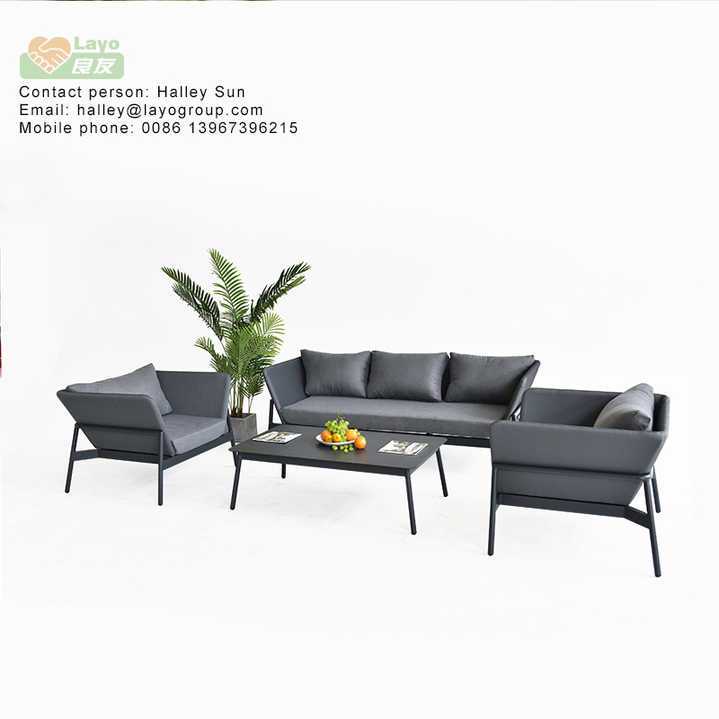 4pcs aluminium sofa set