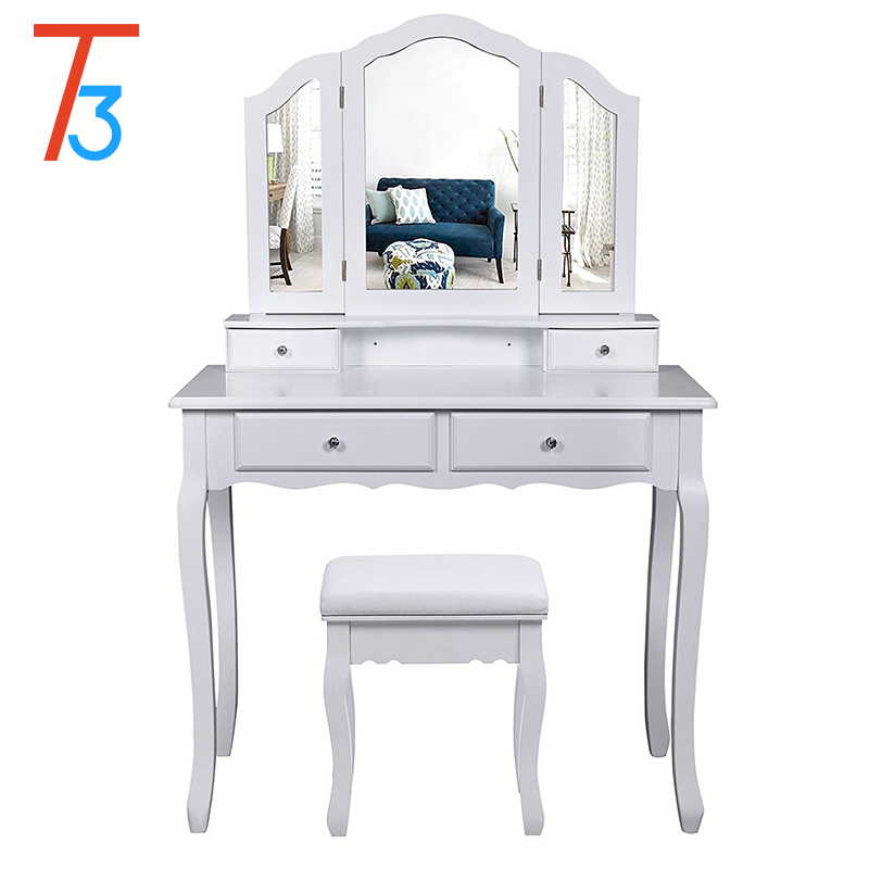 Eco-Friendly modern Wooden Makeup Dressing Table