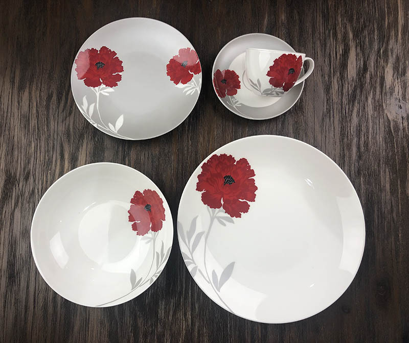 New Bone China Dinner Set