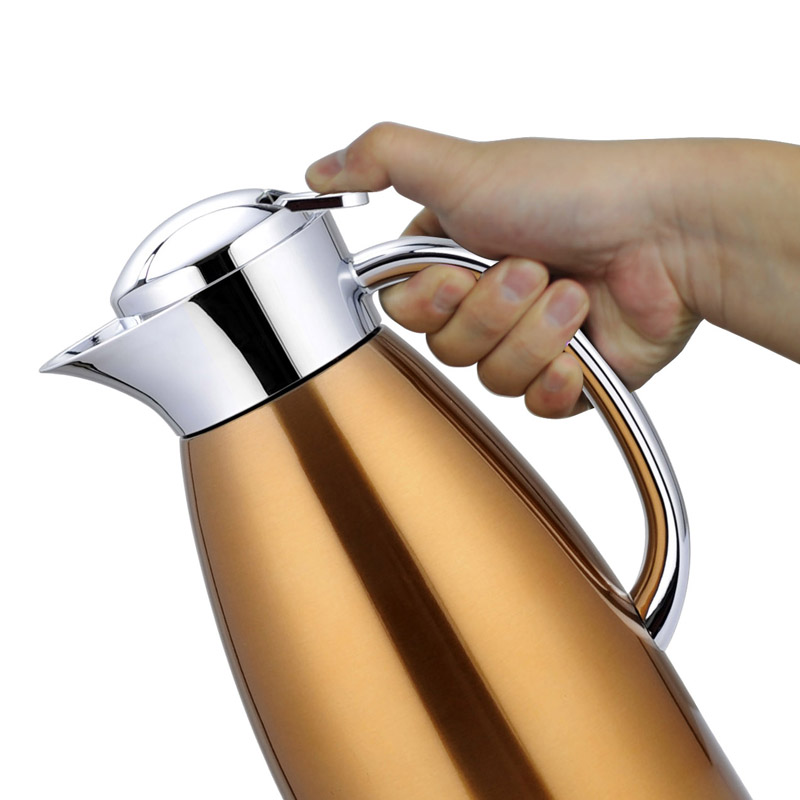 Stainless steel vacuum coffee pot set