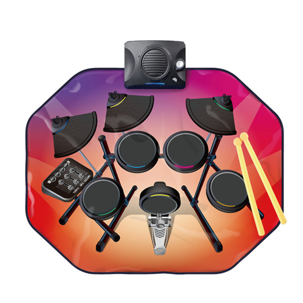 Glowing Drum Kit Playmat