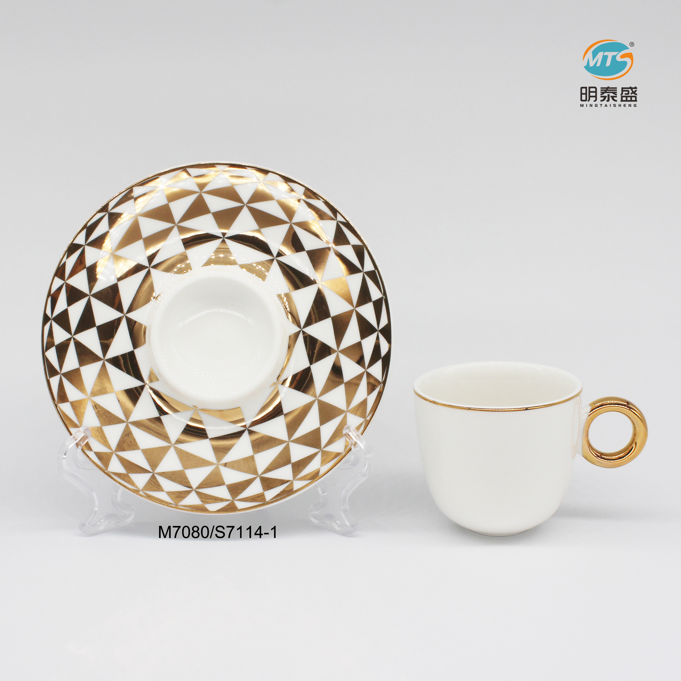 Ceramic cup&saucer