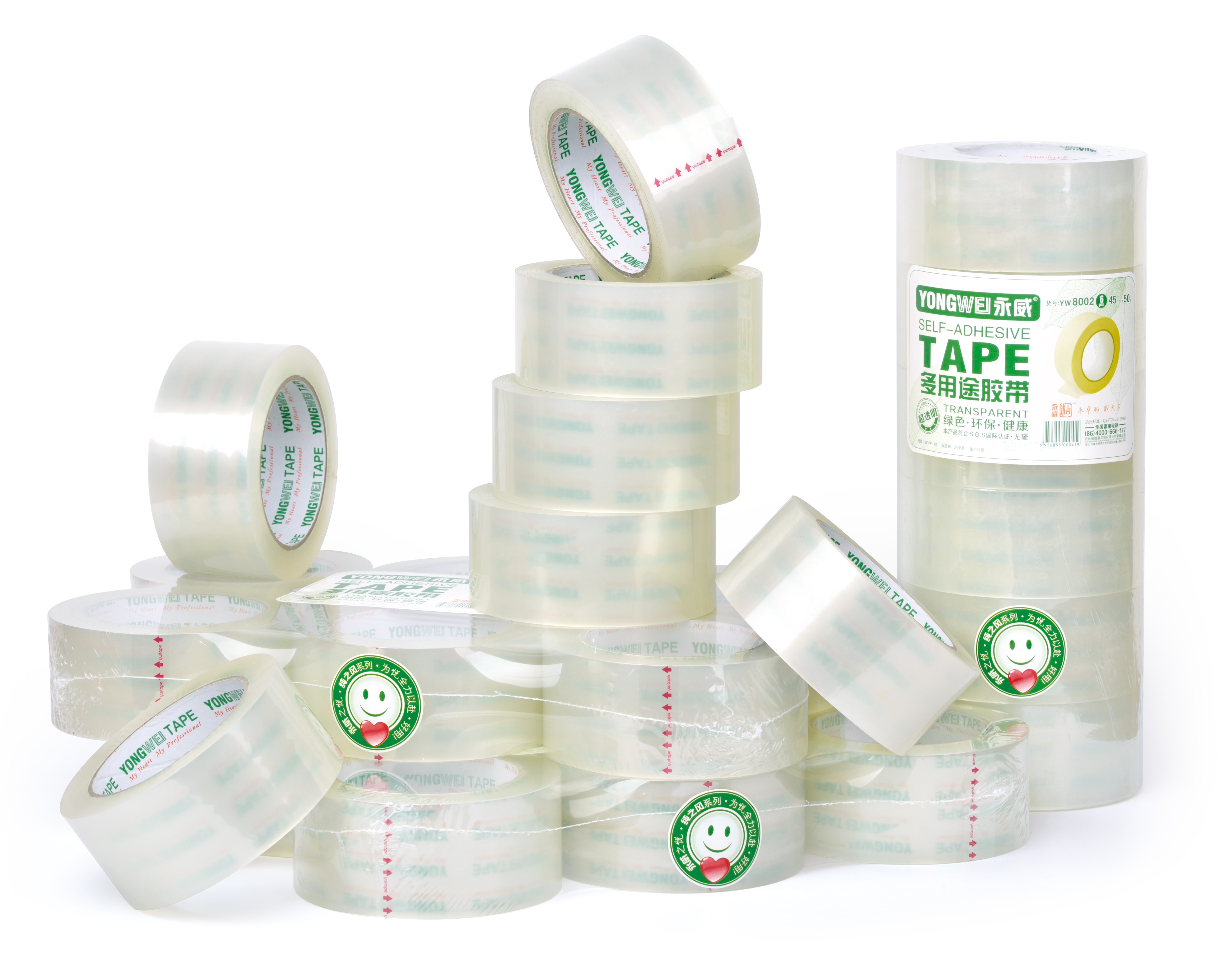 No-bubble tape-Clear/Yellowish/Green clear/Golden clear