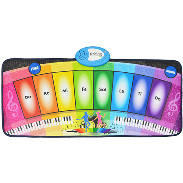 Rainbow Piano Playmat
