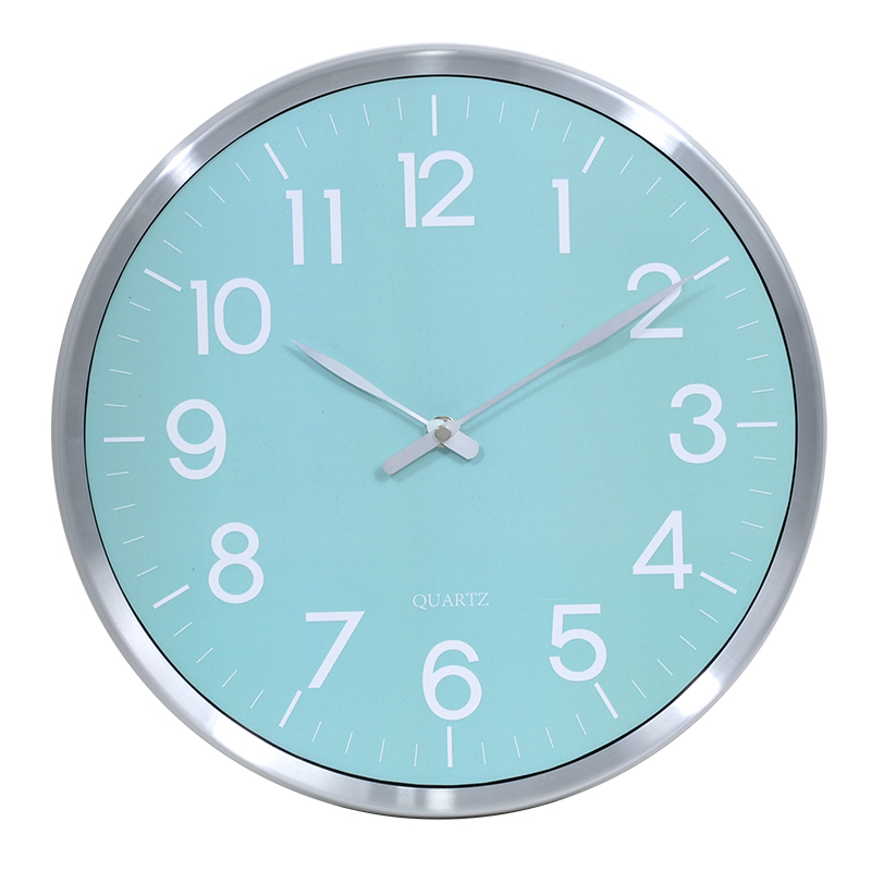 Metal wall clock