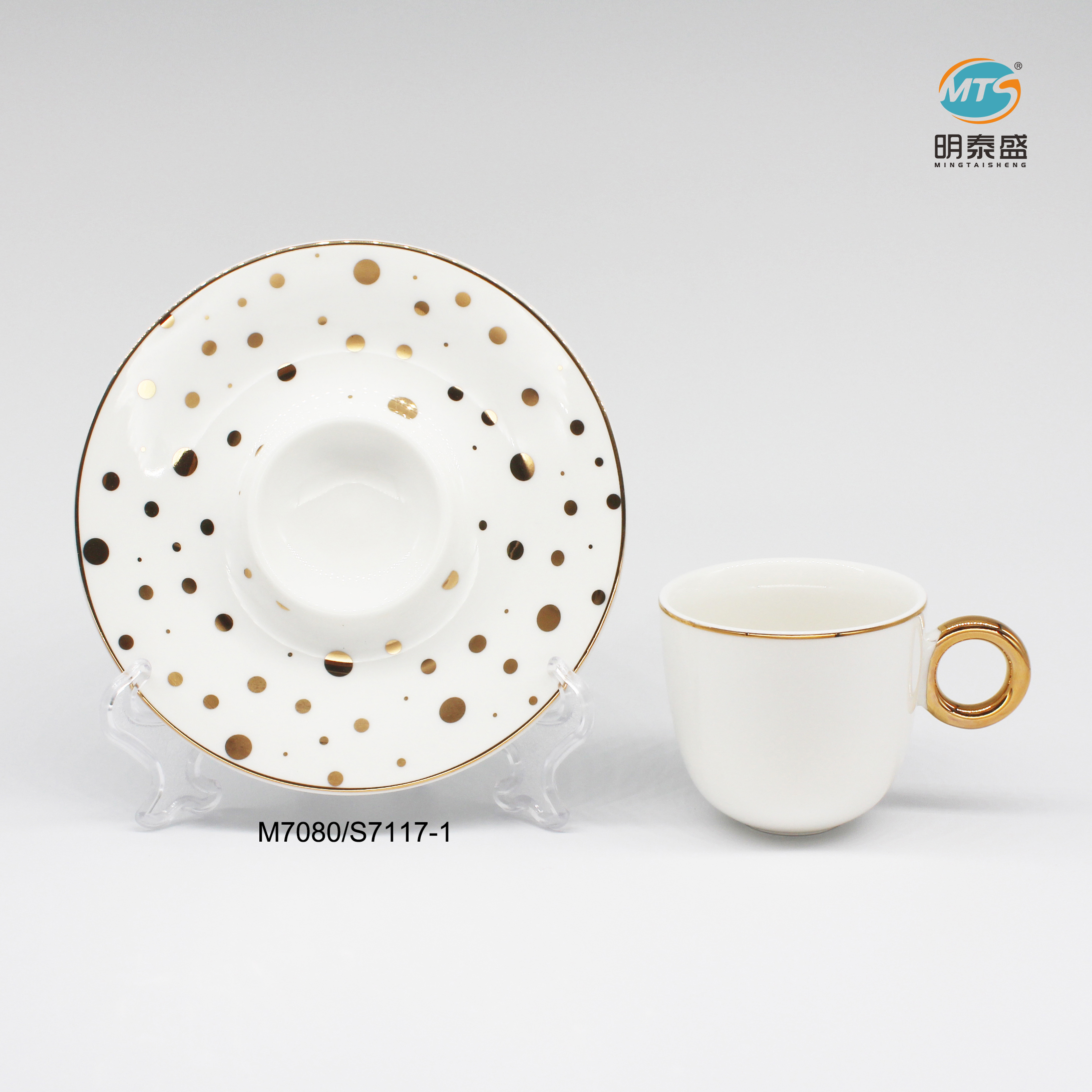 Ceramic cup&saucer