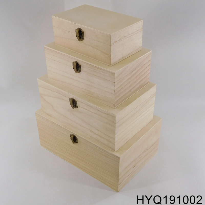 Wood box set