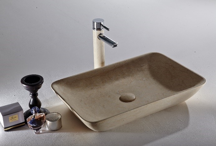 IVI6040GL Contemporary Design Wash Basin in Natural Marble
